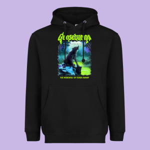 R.l. Stine Goosebumps Nightmare Halloween Werewolf Fever Swamp Essenti Heavyweight Hoodie Designed By Lanvoart
