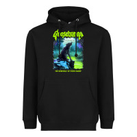 Black r.l. stine goosebumps nightmare halloween werewolf fever swamp essenti Heavyweight Hoodie - lanVoArt