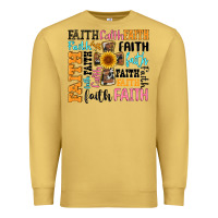 Antique Gold faith cross Premium Sweatshirt - Artiststas