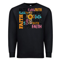Black faith cross Premium Sweatshirt - Artiststas