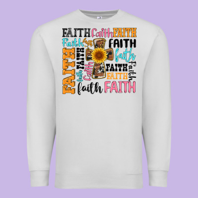 Faith Cross Premium Sweatshirt Designed By Artiststas