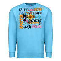 Ocean Blue faith cross Premium Sweatshirt - Artiststas