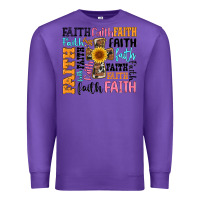 Purple faith cross Premium Sweatshirt - Artiststas