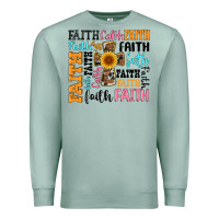 Seafoam faith cross Premium Sweatshirt - Artiststas
