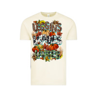 Vintage Arctic Leaves lattes Fall pumpkin Vintage Tee - NancyCooperArtShop