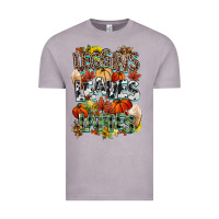 Vintage Zinc Leaves lattes Fall pumpkin Vintage Tee - NancyCooperArtShop