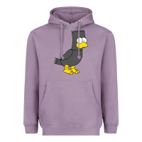 Lavender bart as edgar allen poe raven nevermore halloween Heavyweight Hoodie - lanVoArt