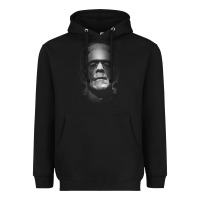 Black frankenstein monster boris karloff face Heavyweight Hoodie - lanVoArt