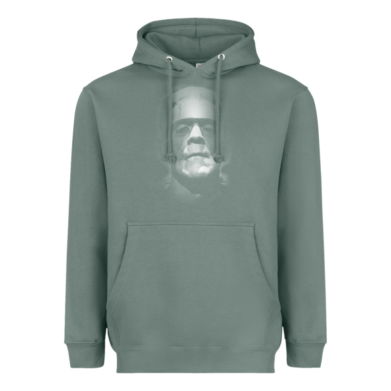 Frankenstein Monster Boris Karloff Face Heavyweight Hoodie by lanVoArt | Teevron