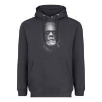 Smoke frankenstein monster boris karloff face Heavyweight Hoodie - lanVoArt