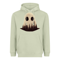 Matcha forrest ghost Heavyweight Hoodie - lanVoArt