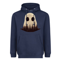 Navy forrest ghost Heavyweight Hoodie - lanVoArt