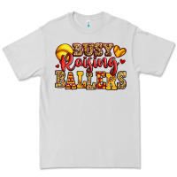 Dove Grey busy raising ballers softball Premium Tee - Jasminsmagicworld