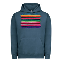 Pigment Midnight Navy serape Urban Hoodie - BarkalooDesign
