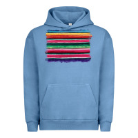 Pigment Pebble Blue serape Urban Hoodie - BarkalooDesign