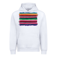 White serape Urban Hoodie - BarkalooDesign