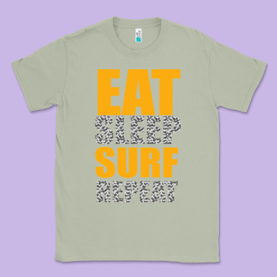 Eat Sleep Surf Repeat Classic Tee Designed By Bettercallsaul