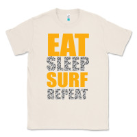 Natural eat sleep surf repeat Classic Tee - Bettercallsaul