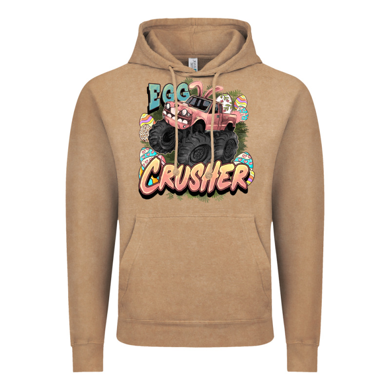 Egg Crusher Easter Truck Easter Day Vintage Hoodie by HowdyJamesFarm | Teevron