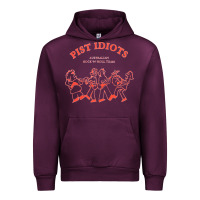 Mauve Wine pist idiots Urban Hoodie - lanVoArt