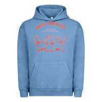 Pigment Pebble Blue pist idiots Urban Hoodie - lanVoArt