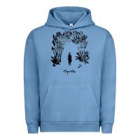Pigment Pebble Blue sigur ros   takk Urban Hoodie - lanVoArt