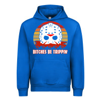 Cobalt Halloween Bitches Be Trippin Jason Mask Urban Hoodie - lanVoArt