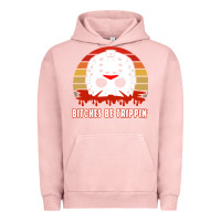 Pigment Salmon Halloween Bitches Be Trippin Jason Mask Urban Hoodie - lanVoArt