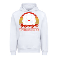 White Halloween Bitches Be Trippin Jason Mask Urban Hoodie - lanVoArt