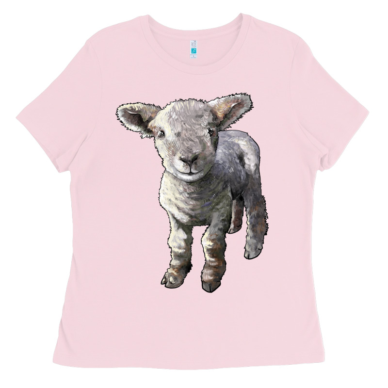 Southdown Baby Sheep Ladies Tee by LillyAllenDesigns | Teevron