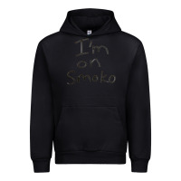 Black handwritten i'm on smoko hot australian lingo the chats Urban Hoodie - lanVoArt