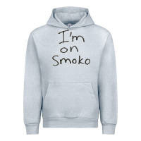 Heather Grey handwritten i'm on smoko hot australian lingo the chats Urban Hoodie - lanVoArt
