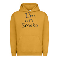 Pigment Peanut Butter handwritten i'm on smoko hot australian lingo the chats Urban Hoodie - lanVoArt