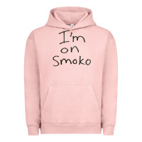 Pigment Salmon handwritten i'm on smoko hot australian lingo the chats Urban Hoodie - lanVoArt
