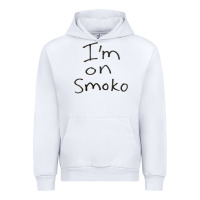 White handwritten i'm on smoko hot australian lingo the chats Urban Hoodie - lanVoArt