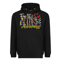 Black fight for autism awareness Heavyweight Hoodie - RacoonDesign