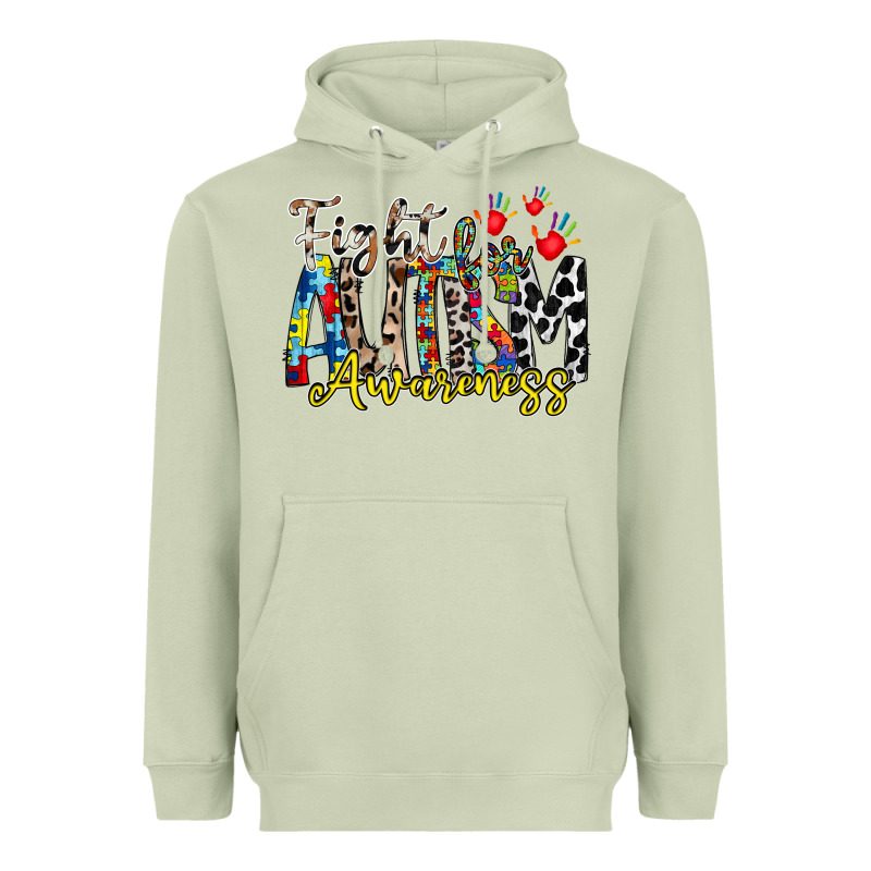 Fight For Autism Awareness Heavyweight Hoodie by RacoonDesign | Teevron