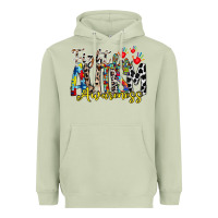 Matcha fight for autism awareness Heavyweight Hoodie - RacoonDesign
