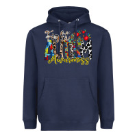 Navy fight for autism awareness Heavyweight Hoodie - RacoonDesign