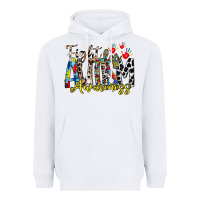 White fight for autism awareness Heavyweight Hoodie - RacoonDesign