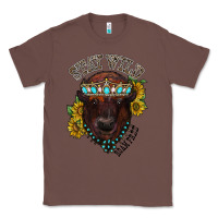Chestnut turquoise bison Classic Tee - RacoonDesign