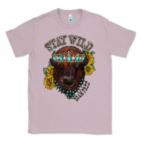 Lilac turquoise bison Classic Tee - RacoonDesign