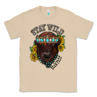 Mushroom turquoise bison Classic Tee - RacoonDesign