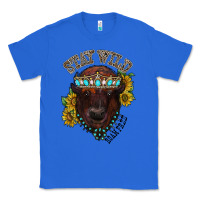 True Royal turquoise bison Classic Tee - RacoonDesign