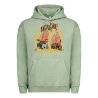 Pigment Oil Green the arcade fire Urban Hoodie - lanVoArt