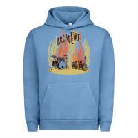 Pigment Pebble Blue the arcade fire Urban Hoodie - lanVoArt