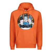 Carrot Chillin With My Snowmies Premium Hoodie - FaDigitalArtStudio
