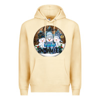 Pina Colada Chillin With My Snowmies Premium Hoodie - FaDigitalArtStudio