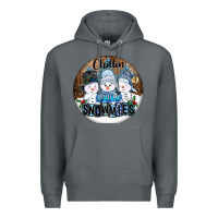 Rock Chillin With My Snowmies Premium Hoodie - FaDigitalArtStudio
