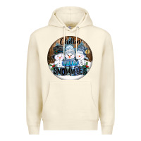 Sandshell Chillin With My Snowmies Premium Hoodie - FaDigitalArtStudio